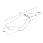 Rider & Passenger Seat for Honda Rebel 300 500 CMX300 CMX500 (2017-2022)