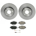 Front Brake Kit 295mm Disc Rotors Euro Pads for Mercedes W211 E320 E350 (2003–2009)