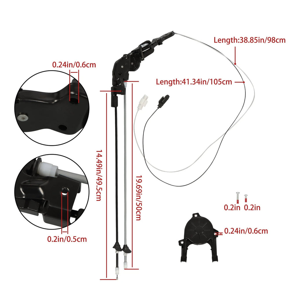 Rear Right Power Sliding Door Cable Kit for Toyota Sienna (2004–2010)