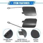 Rear Tow Hook Eye Hole Cover Cap for BMW X5 (2016-2018)