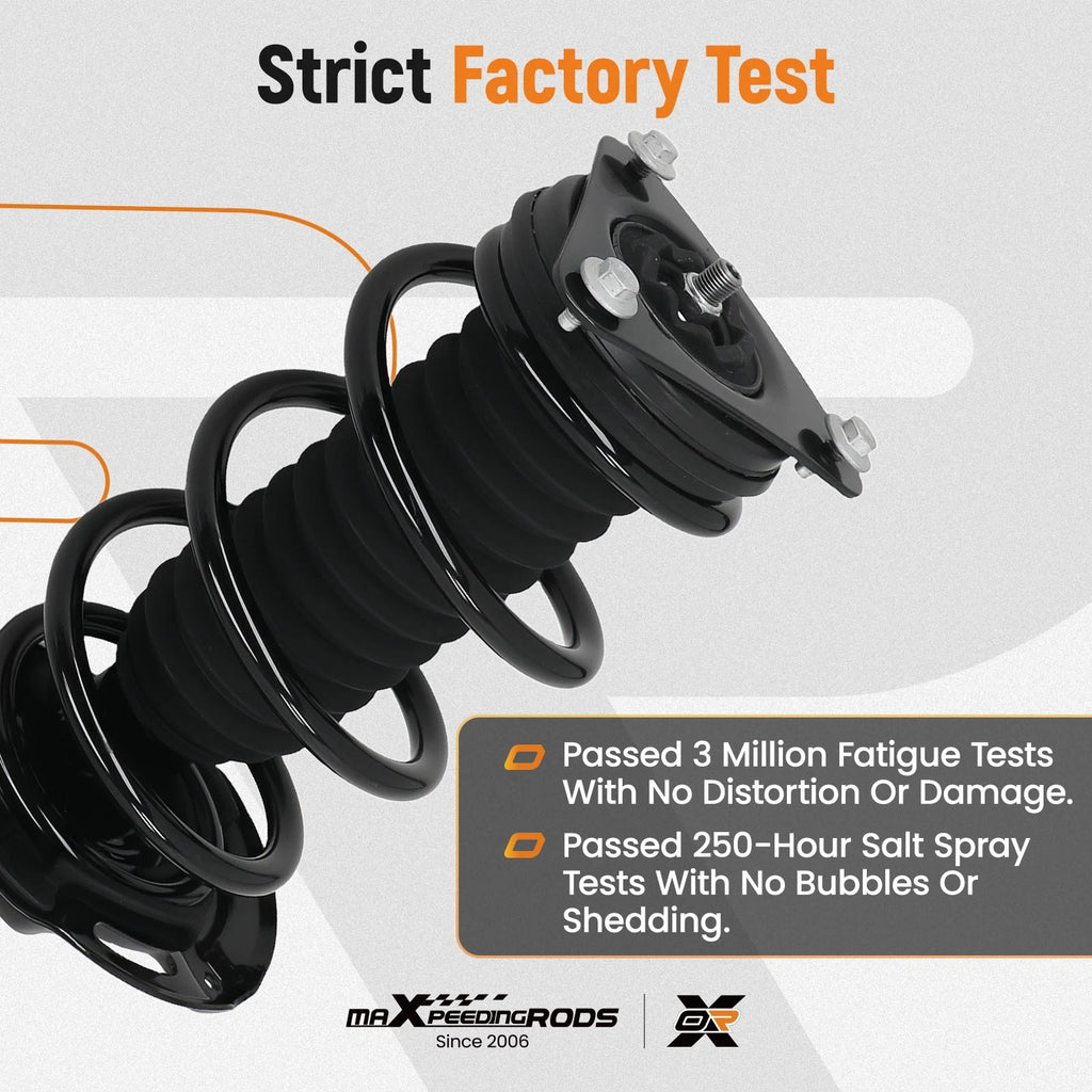 4X Rear Front Struts Assembly for Nissan Rogue AWD (2014–2017)