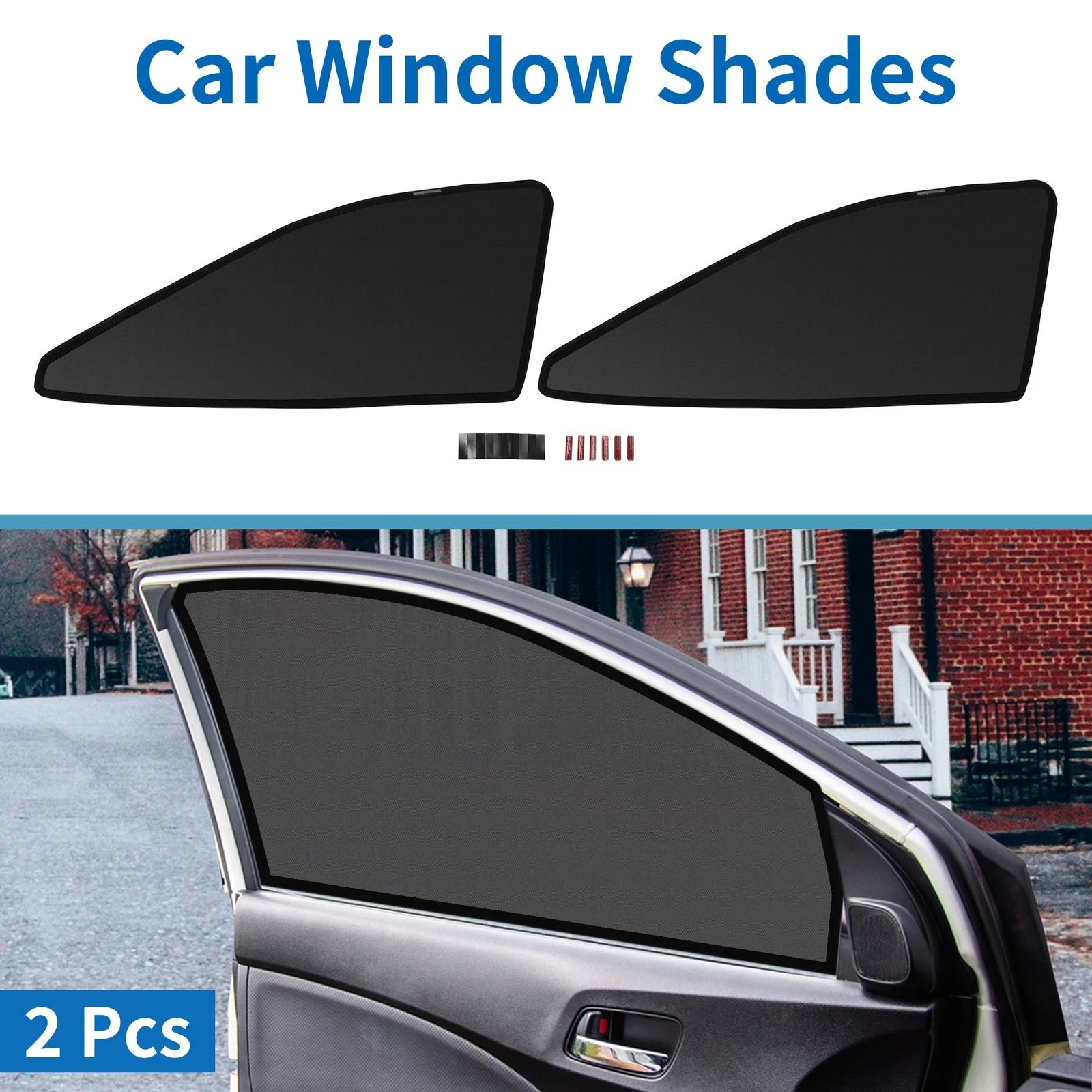 Car Window Cover for Toyota Crown 220 Series (Net Black)
