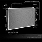 Aluminum Core Radiator Replacement for Genesis Coupe 3.8L (2010–2014) DPI 13388