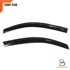 Weather Shields Rain Guards for Holden Colorado RG Z71 LTZ Dual Cab (12-22)