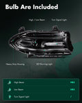 Right Passenger Side Headlight for Dodge Charger (2015–2023) - Black