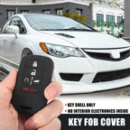5 Button Key Fob Cover Case for Honda Accord Civic CR-V (2016-2023)