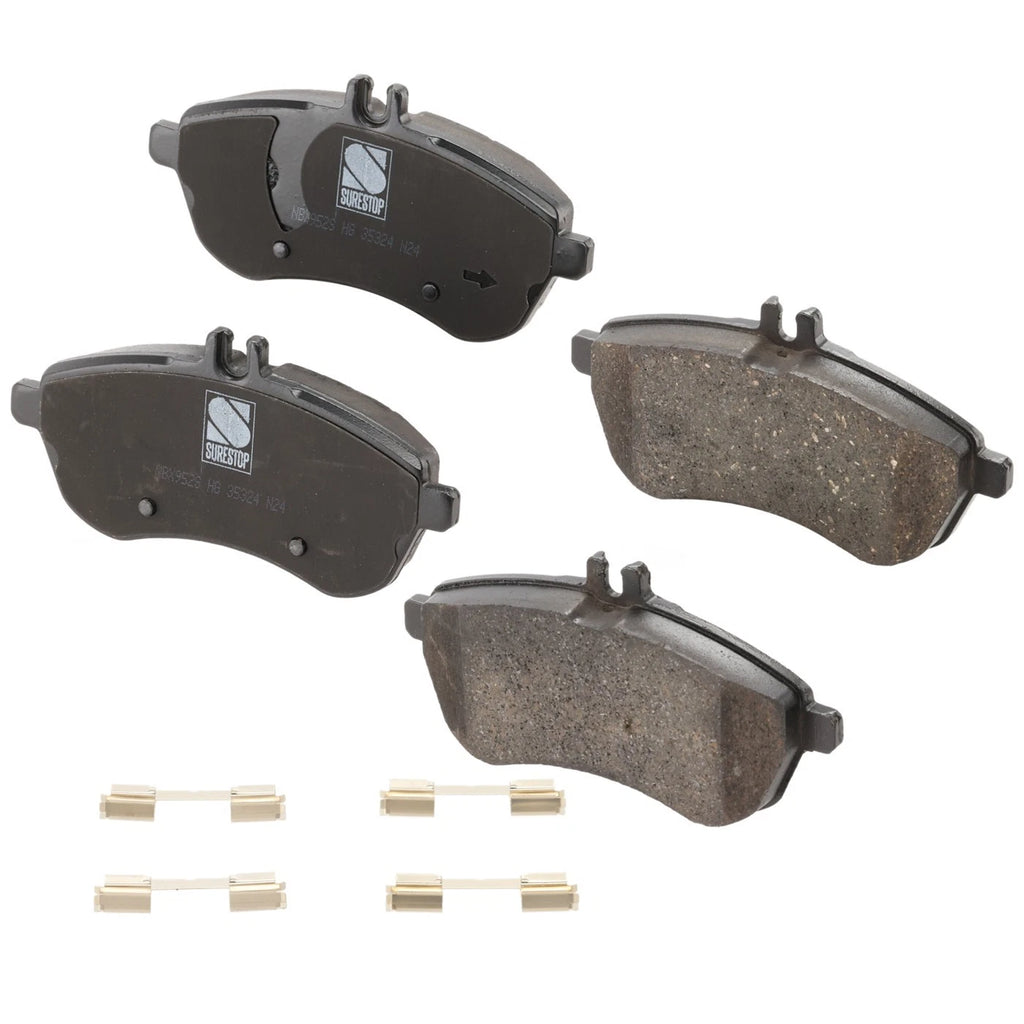 Front NAO Brake Pad Set for Mercedes Benz C300 (2008–2012)