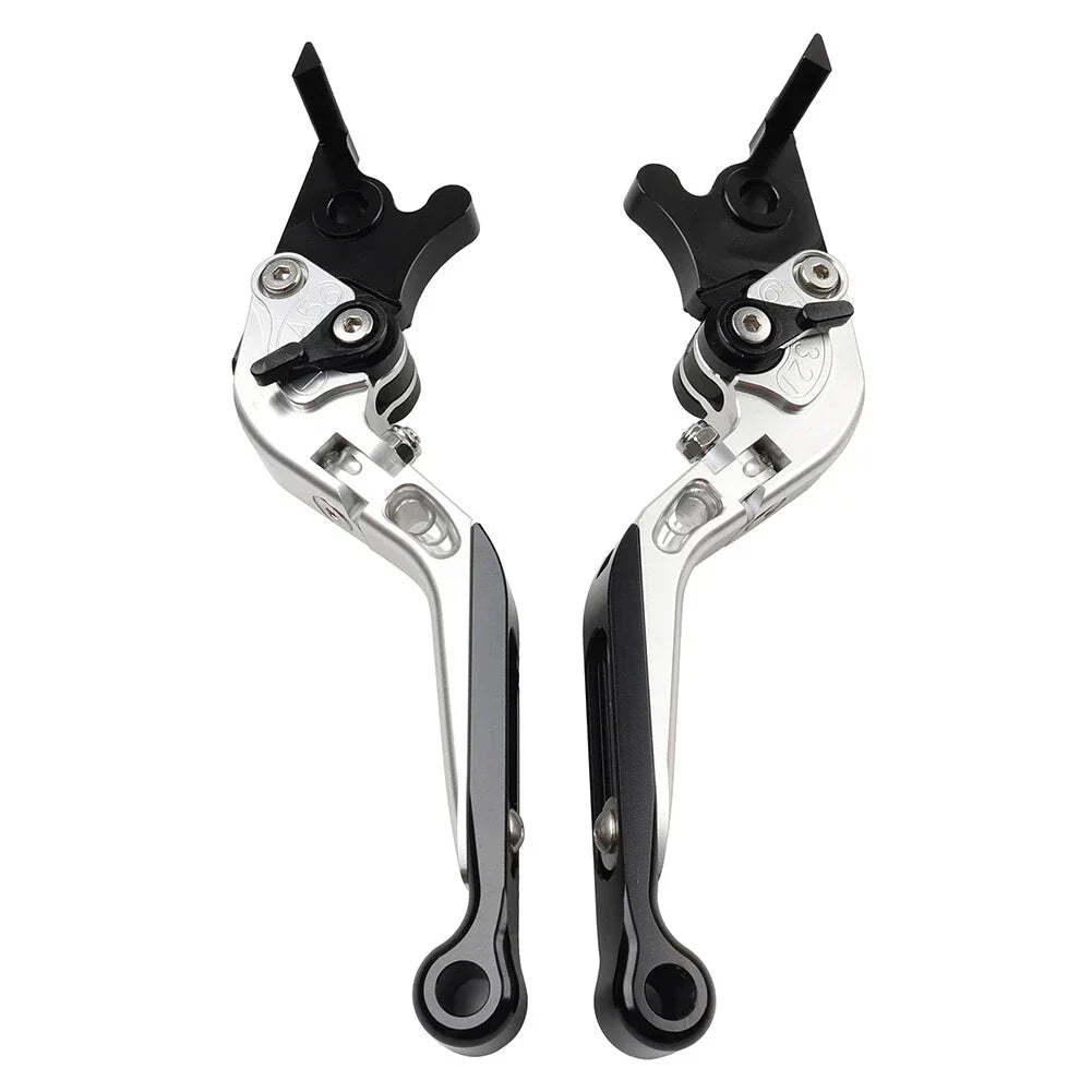 Silver Extendable Brake Clutch Levers for BMW R1200GS (2004-2012) R1200GS ADV (2006-2013)