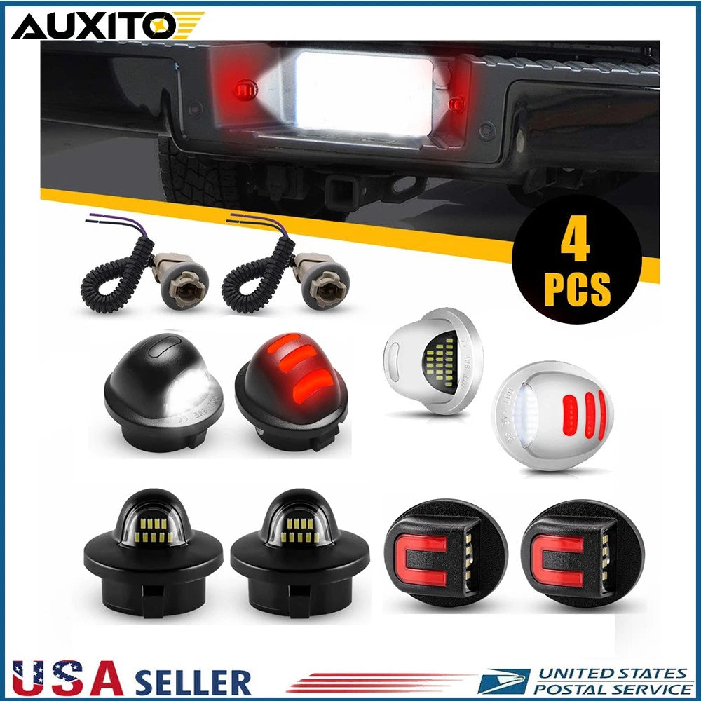 2X LED License Plate Light for Ford F150 F250 F350 F450