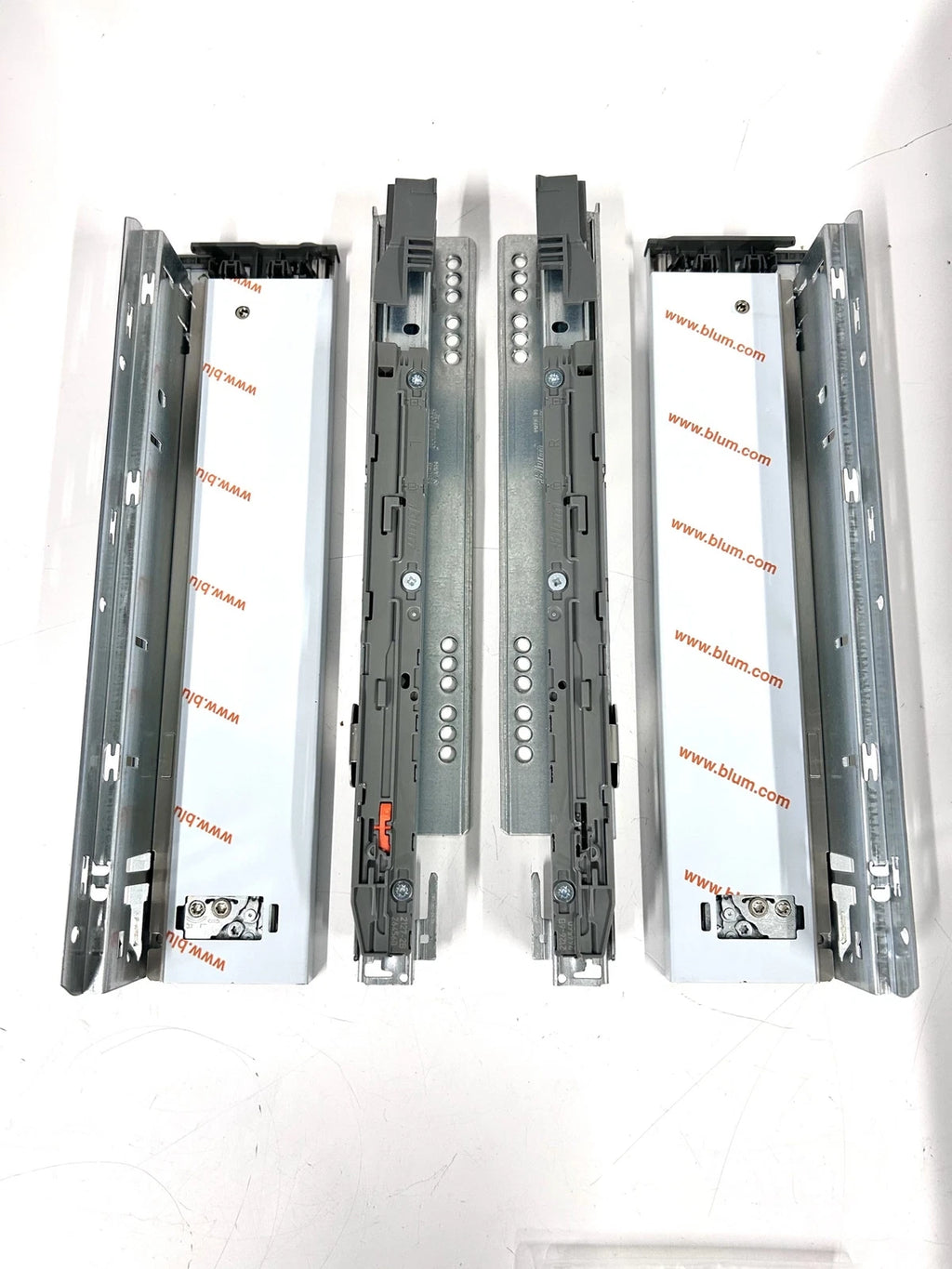 Blum 770M35S0I Drawer Slides for Legrabox (14", Inox-Brush-Lacquered)