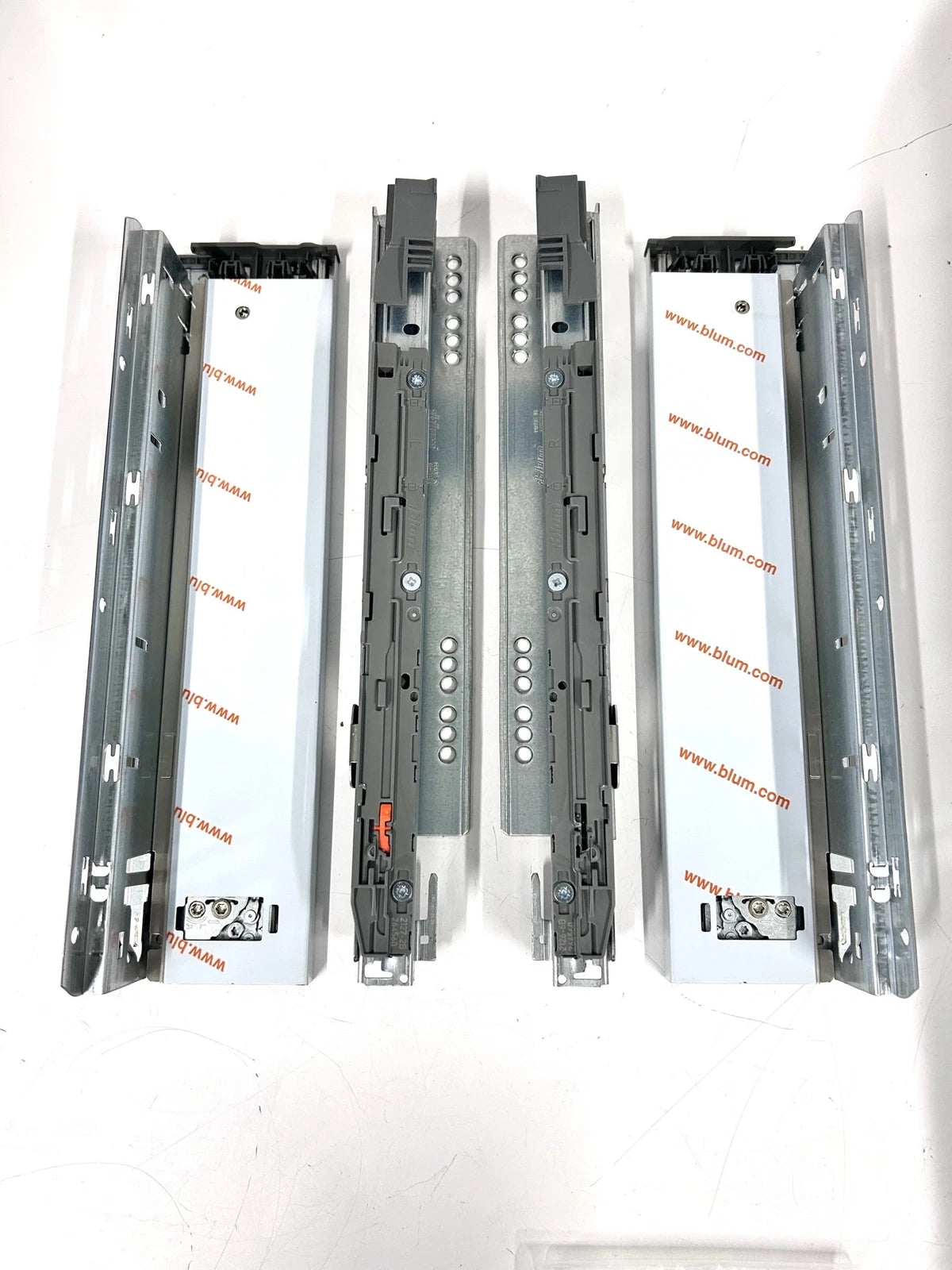 Blum 770M35S0I Drawer Slides for Legrabox (14", Inox-Brush-Lacquered)