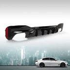 Gloss Black Rear Bumper Diffuser for BMW G30 5 Series (2017–2023)