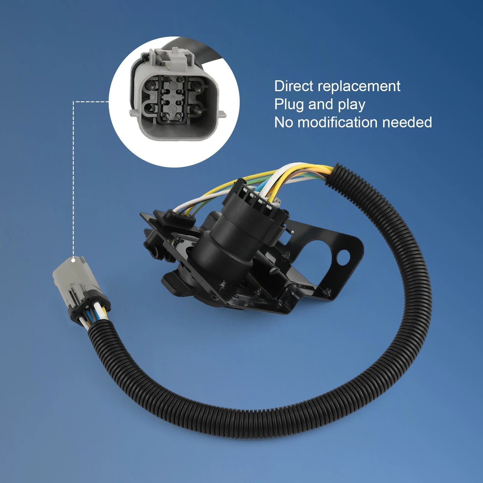 Trailer Tow Wiring Harness Plug for Ford F250 F350 Super Duty (1999–2001)