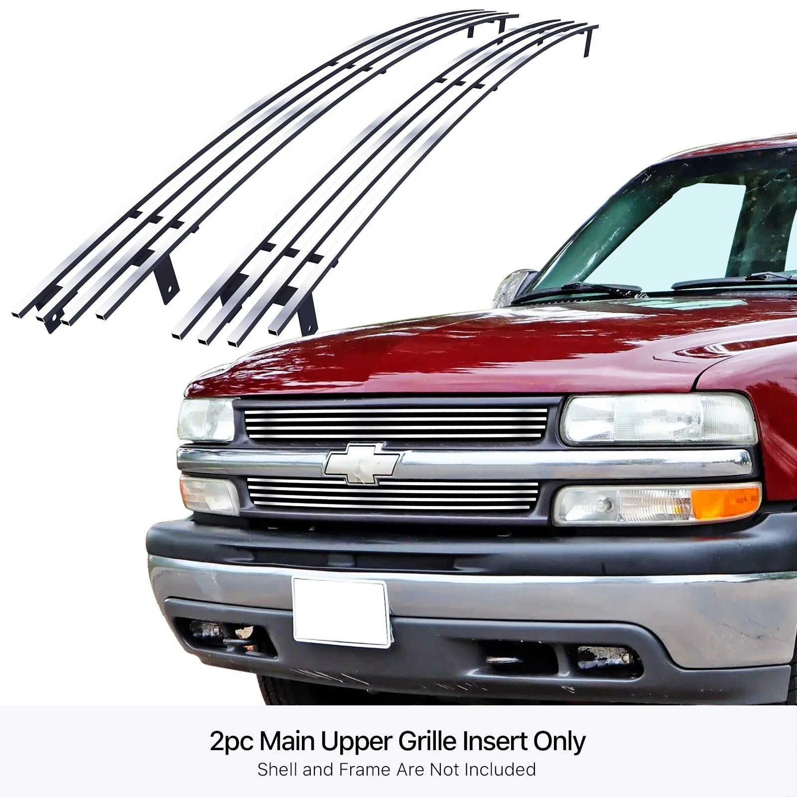 Upper Billet Grille for Chevy Silverado 1500/Tahoe/Suburban (1999-2002)
