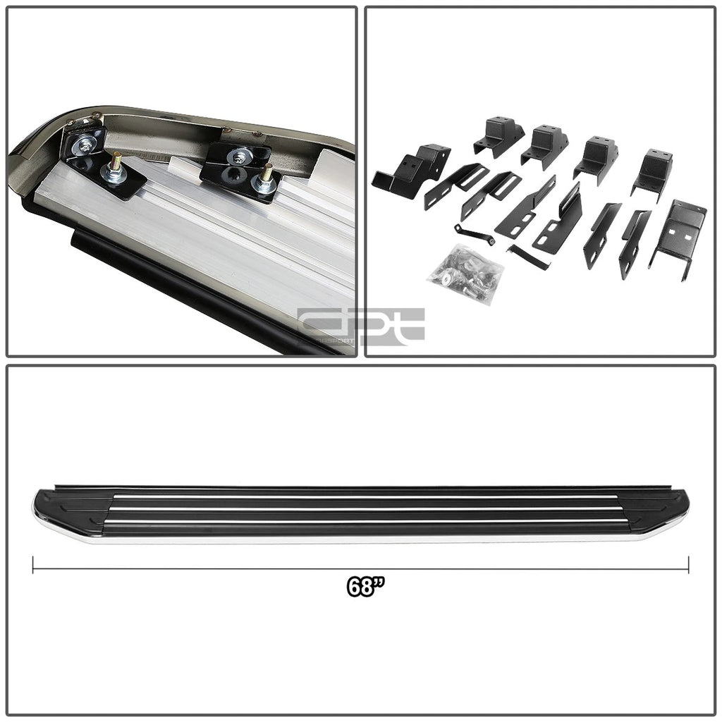 5.5" Black Aluminum Side Step Running Board Nerf Bar for Acura MDX (2007–2009)