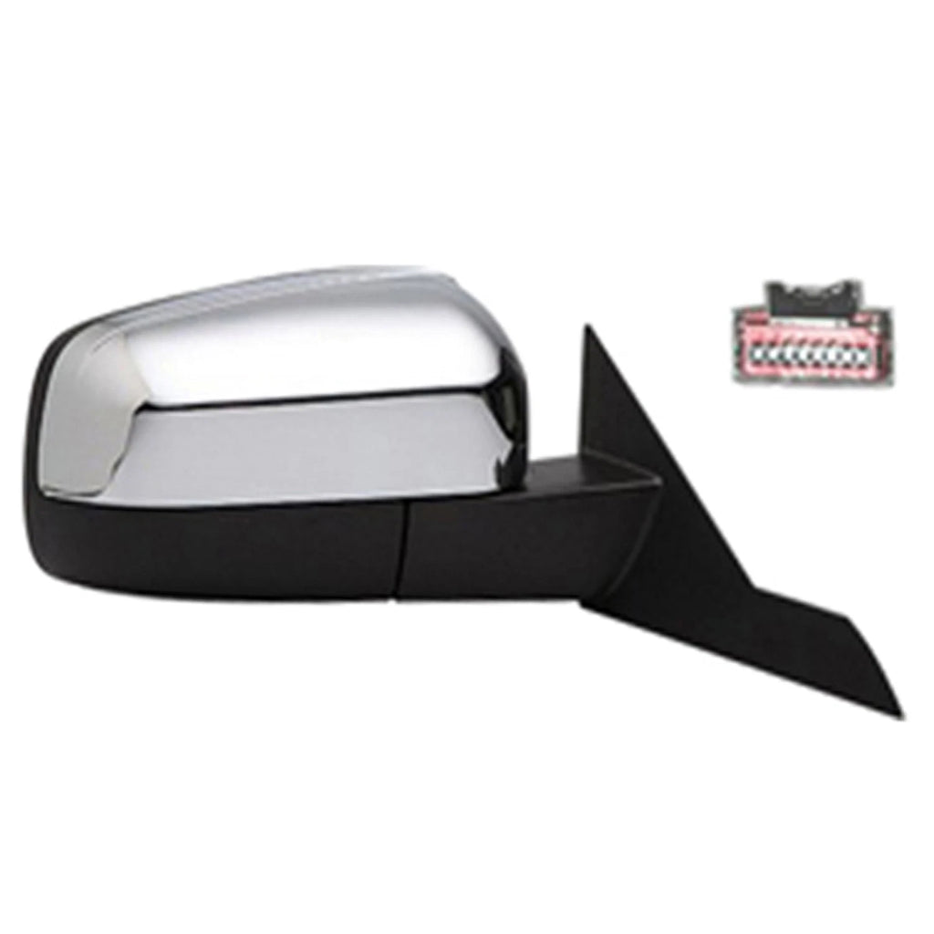 Passenger Power Door Mirror Replacement Heated Glass for Nissan Altima (2007–2019)