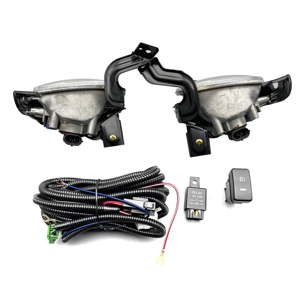 Clear Front Bumper Fog Lights Set for Honda CR-V (2010–2011)