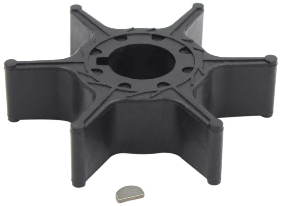 Water Pump Impeller with Key for Yamaha 8 9.9 15 HP Outboard (63V-44352-00)