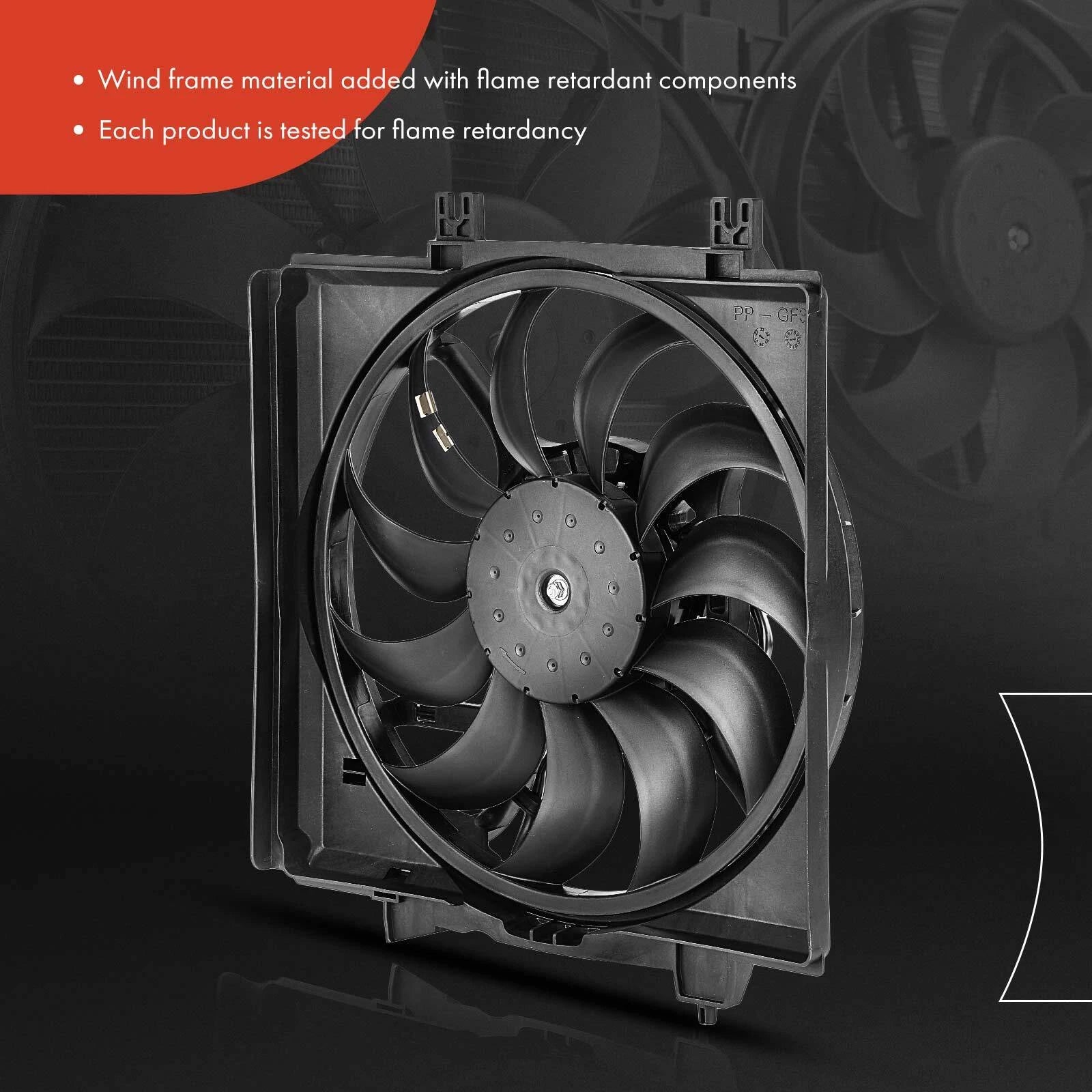 Cooling Fan Assembly with Shroud for Subaru Forester WRX (2014–2018)