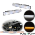 LED Clear DRL Signal Lights for Chevrolet El Camino Malibu Caballero