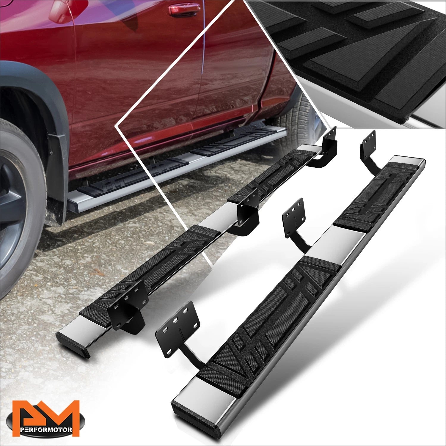 Set of 2 Side Step Pads for Ram 1500 Extended Cab (2019–2024)