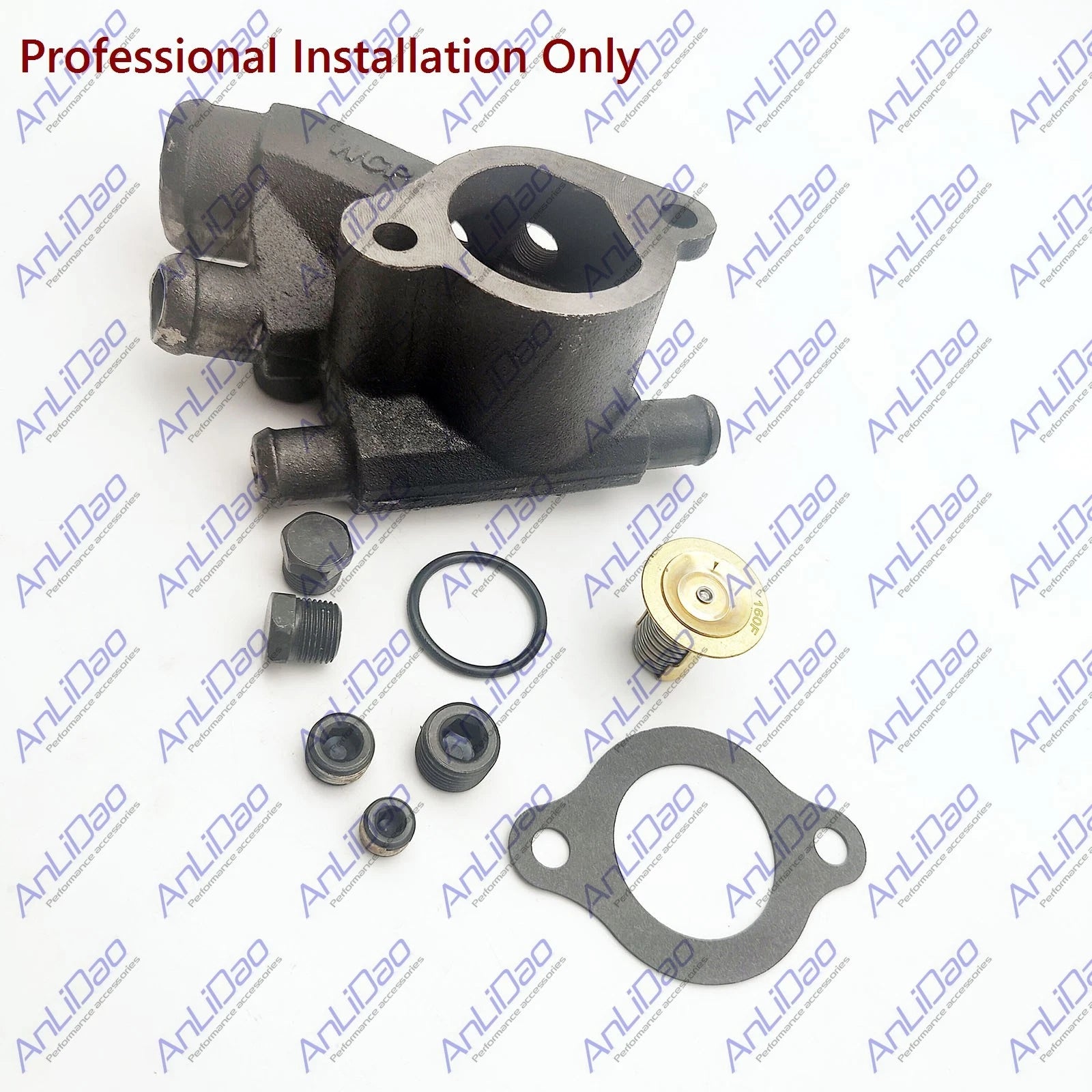 Thermostat Housing Kit for Volvo Penta OMC V6 V8 (3850360, 0987716, 0910179, 0986292)