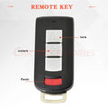 2X Replacement 3 Button Remote Key Fob for Mitsubishi Outlander Sport (2008–2022)