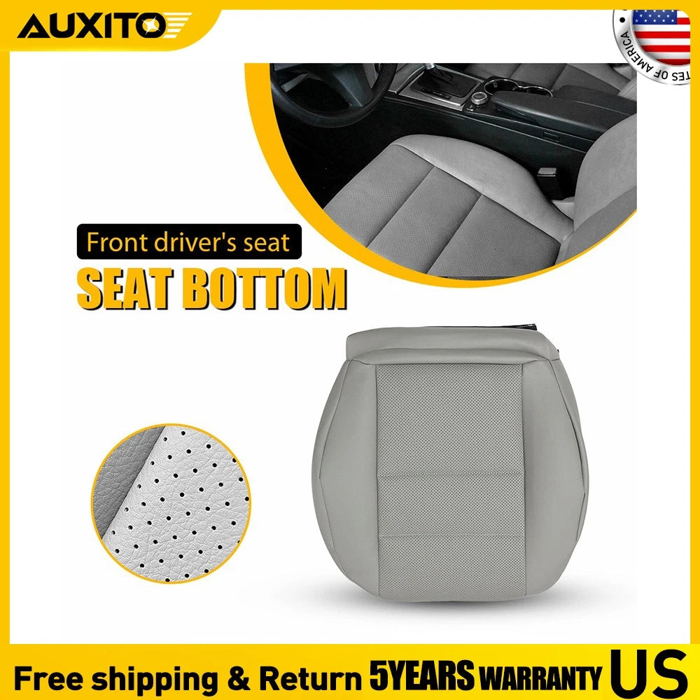 Driver Bottom Seat Cover for Mercedes Benz GLK250 GLK350 (2008–2015) Gray