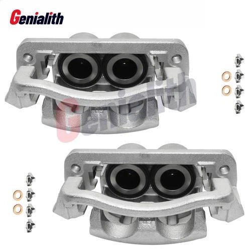 2X Front Brake Calipers w/Bracket for Ford F-350 Super Duty (2005–2012)