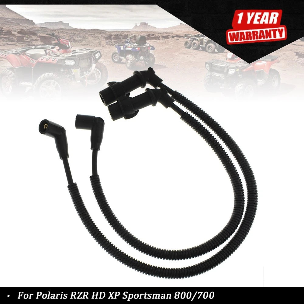 Ignition Coil Spark Plug Wire for Polaris Sportsman Ranger RZR (2000–2019)