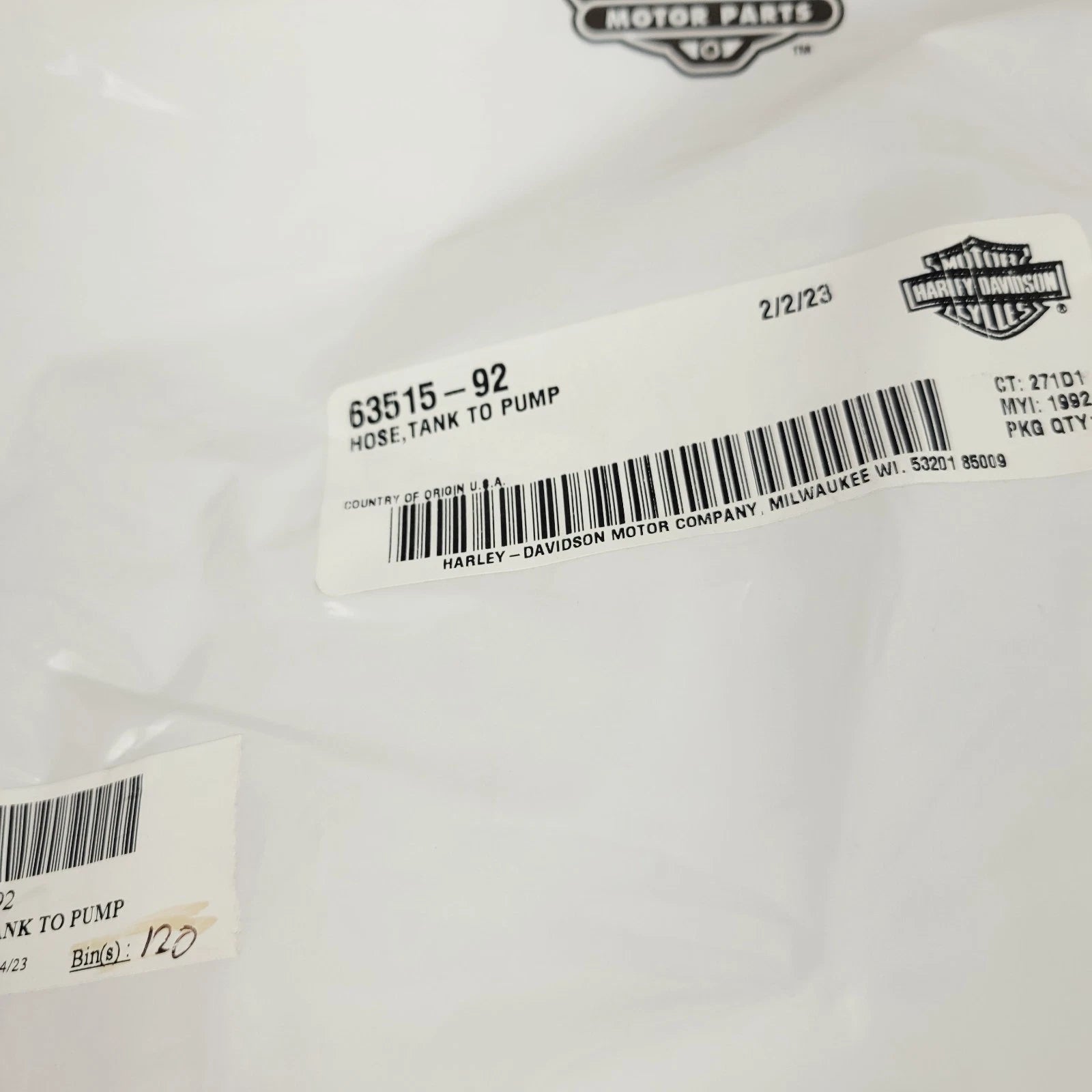 Fuel Hose for Harley Davidson Softail FLST FXST (1992–1999) 63515-92