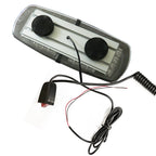 High Power Amber Yellow 24 LED Roof Strobe Beacon for 12V (-)