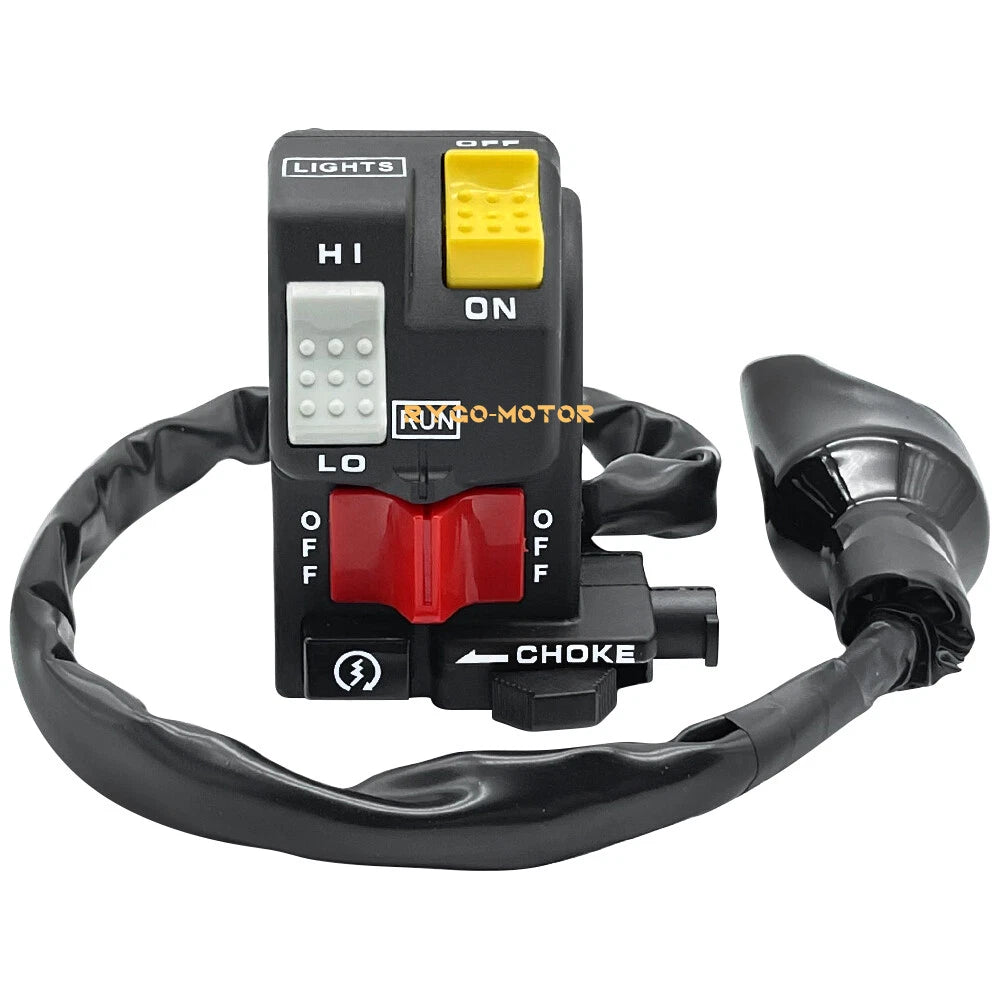Handlebar Start/Stop/Light/Choke Switch for Honda ATC250SX (1985–1987)