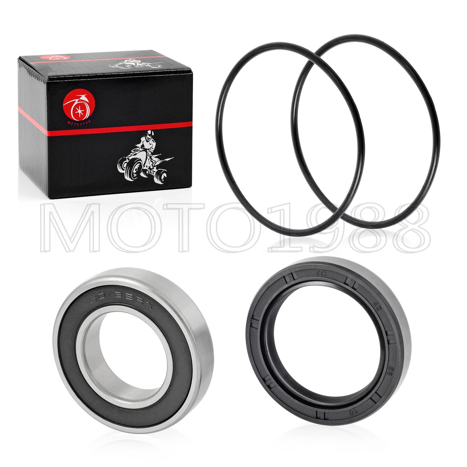 Left Rear Axle Wheel Bearings Seals for Honda Foreman TRX500 (2005–2019)