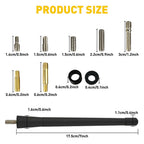 7" Short Antenna Mast for Mitsubishi Outlander (2003–2006) Black AM/FM