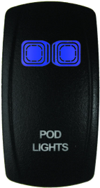 Lighted Switch On/Off Blue for DragonFire Racing