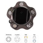 Wheel Hubs for Nissan Rogue (2014–2020) Front & Rear with Bearing FWD