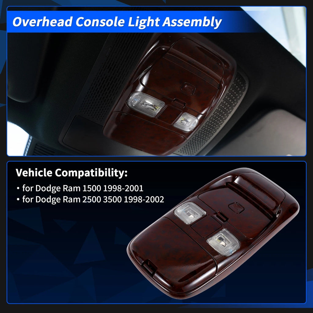 Overhead Console Light Assembly for Dodge Ram 1500 (No.SN96TL2AA)