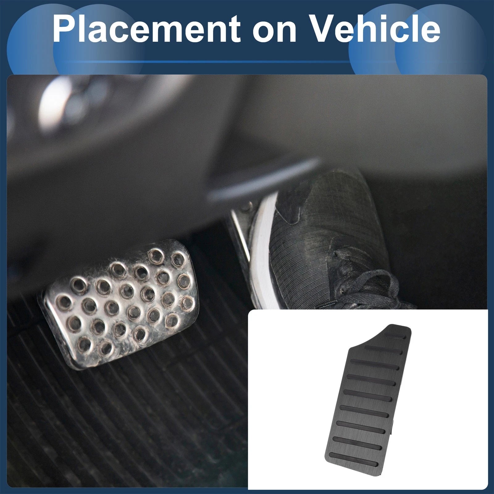 Footrest Pedal Pad Cover for Honda Civic (2016–2021)