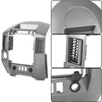 Dash Panel Bezel for Nissan Titan Armada (2004–2006) Gray Plastic