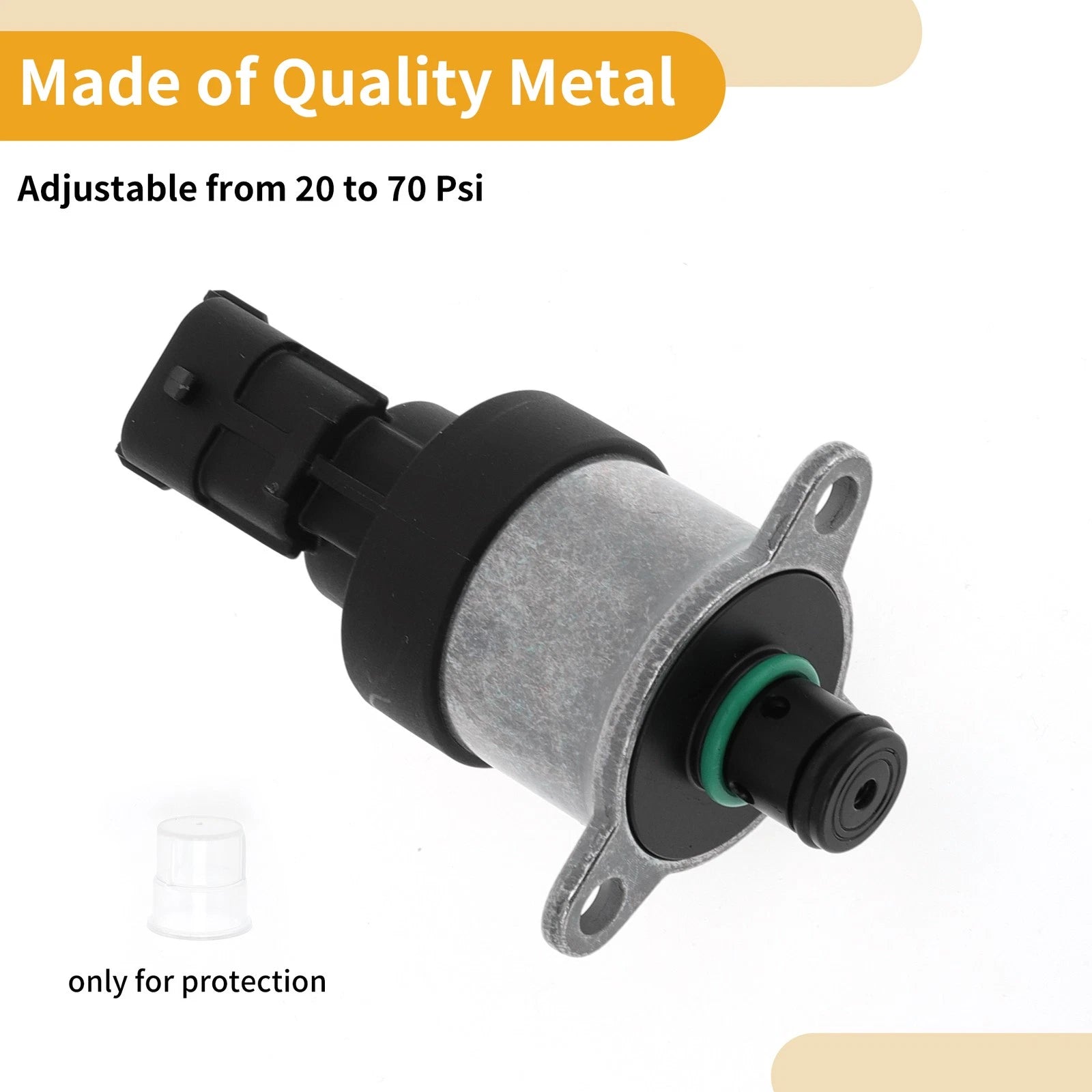 Fuel Pressure Regulator for Dodge Ram 2500 (2003–2007) No. 4932457 Metal