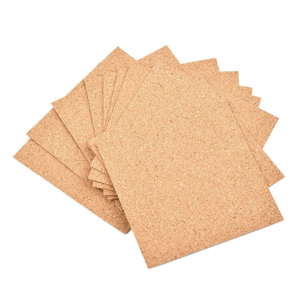 Cork Mat Self-Adhesive Sheet 100x100x1mm for Home