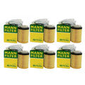 Set of 6 Cartridge Engine Oil Filters for Infiniti, Mercedes W246 W172