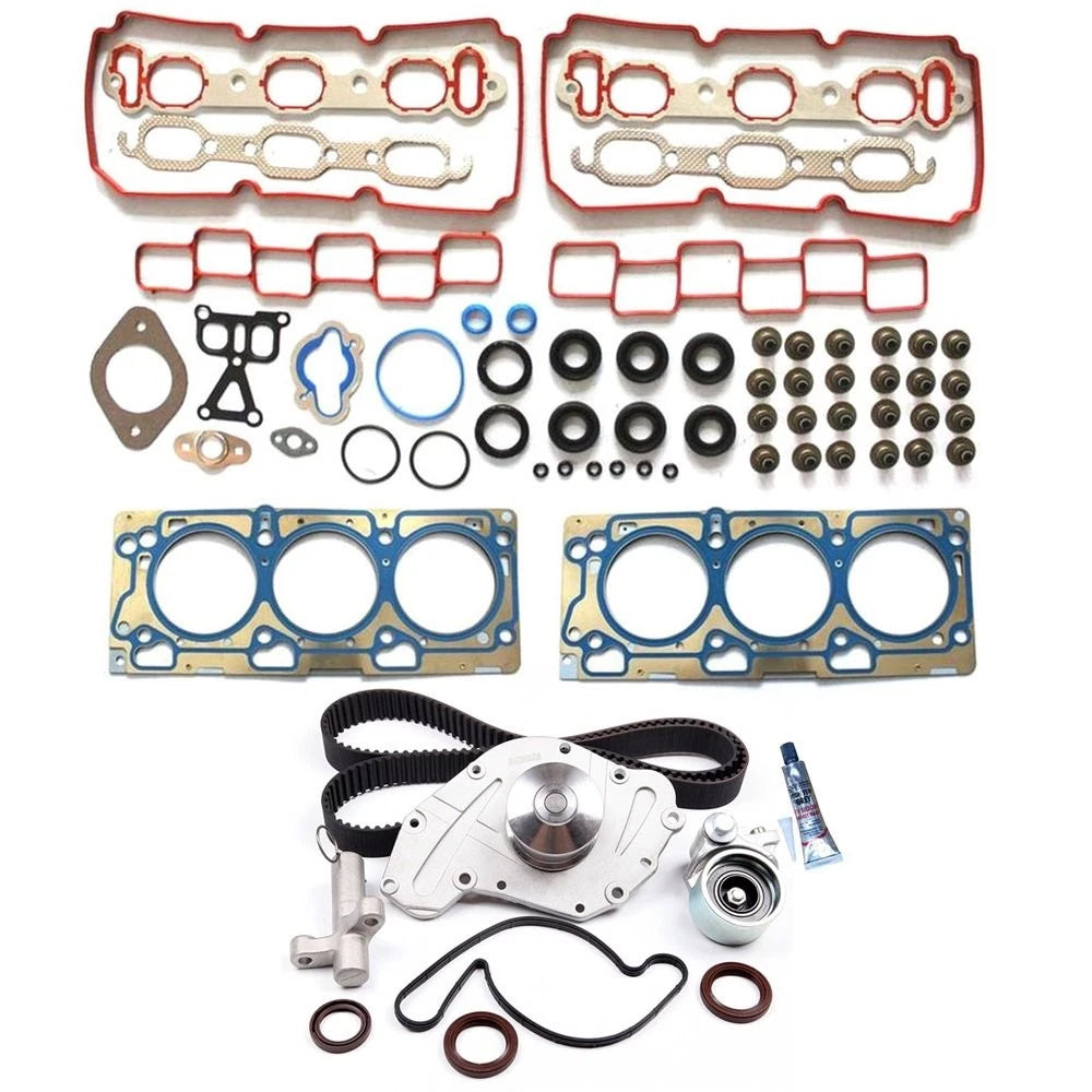 Head Gasket Set Timing Belt Kit Tensioner Water Pump for Chrysler 300 (2007–2009)