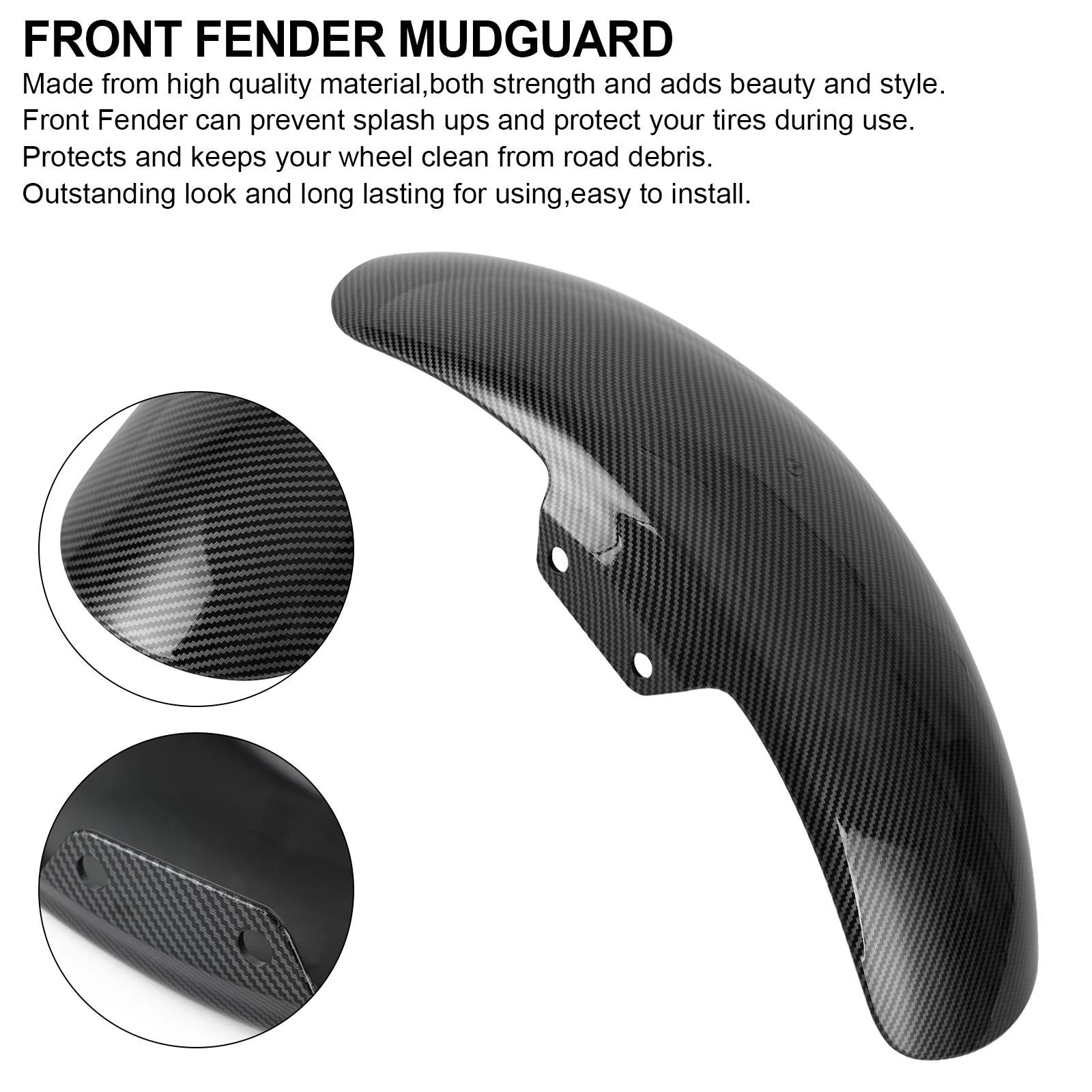 Front Fender Mudguard for Honda Rebel CMX300 CMX500 (2017–2024) Carbon