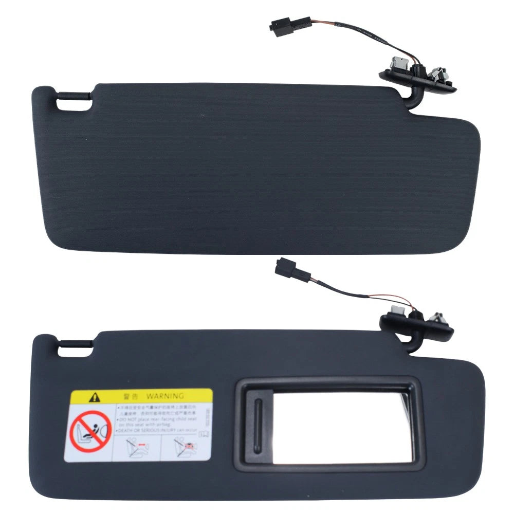 Pair Front Sun Visor Makeup Mirror for VW Golf 7, SportsVan, Jetta MK7