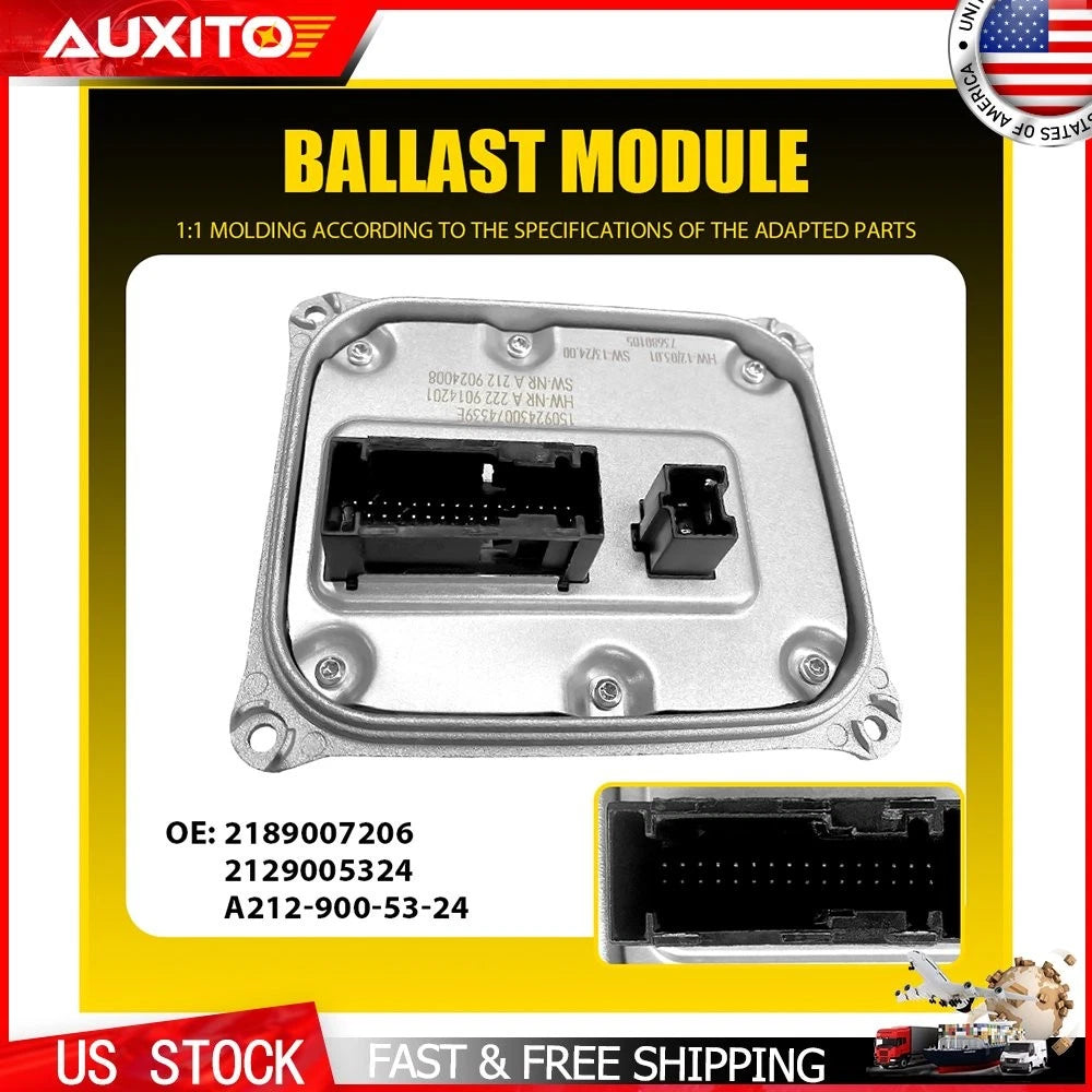 LED Headlight Ballast Module Control Unit for Benz E350 E400 E550 (2010–2017) 2189007206