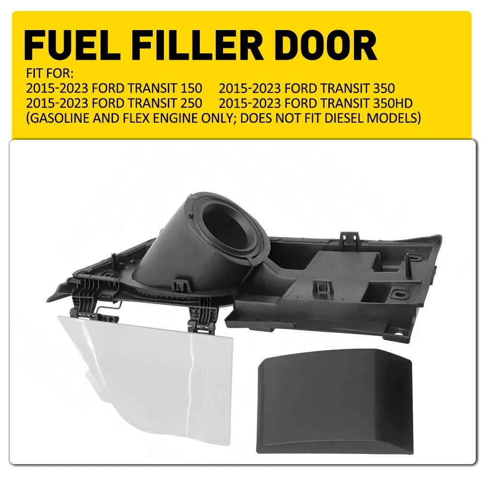 Fuel Door Filler Housing for Ford Transit 150 250 350 (2015–2023)
