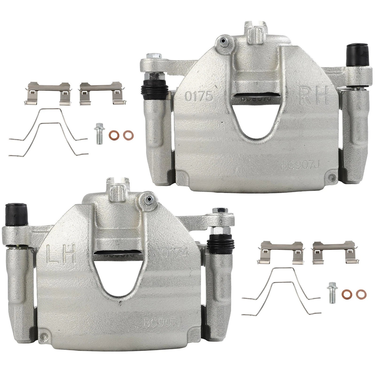 Set of 2 Front Brake Calipers for Infiniti G35, G37