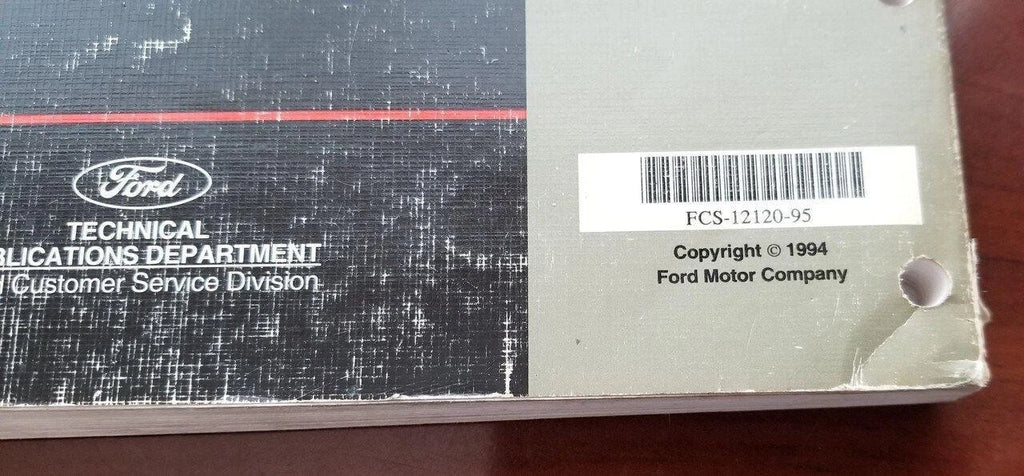 Electrical Vacuum Manual EVTM for Lincoln Mark VIII (1995) FPS-12120-95